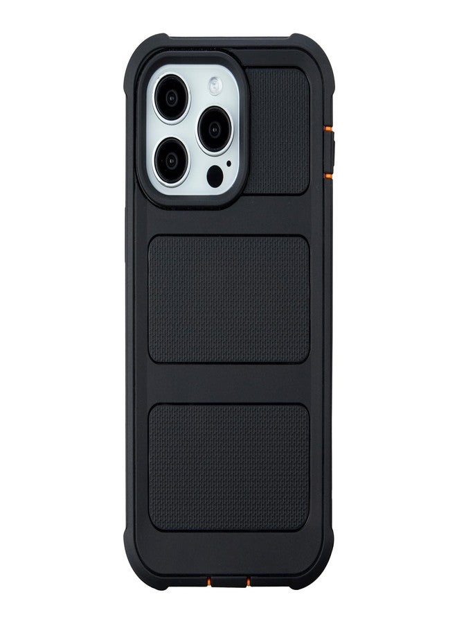Saiboro for Defender Phone Case iPhone 13 Pro Case with Clip Holster,Heavy Duty Rugged Full-Body Protective,3 Layers of Sturdy,Military-Grade Shockproof Cover for iPhone Pro 13 Case Defender(Black & Orange) - Image 2