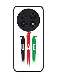 Stylizedd Rugged Black edge case for Huawei nova 12i 4G, Slim fit Soft Case Flexible Rubber Edges Anti Drop TPU Gel Thin Cover -  UAE Falcons  - Image 1