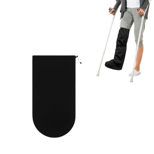 KHOOBREZ Pu Coating Waterproof Cast Leg Cover 1 Unit Universal Size CLC(Black) - Image 1