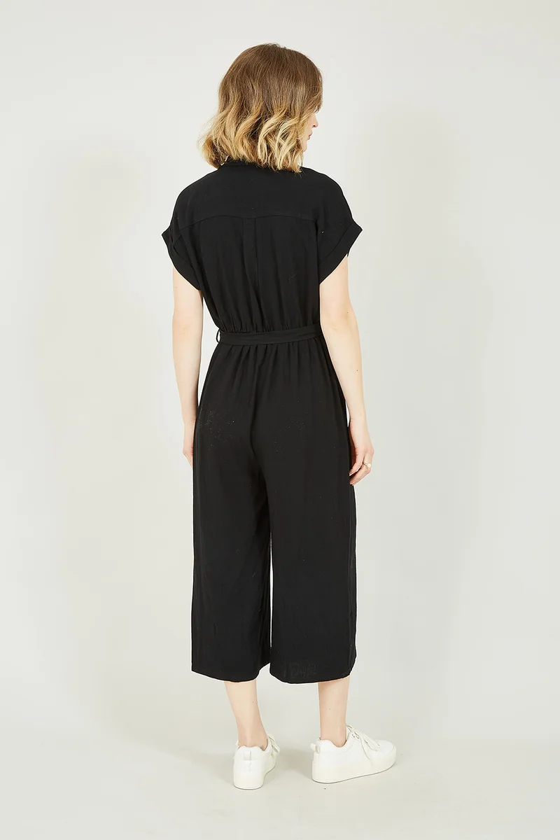 Yumi Linen Look Jumpsuit