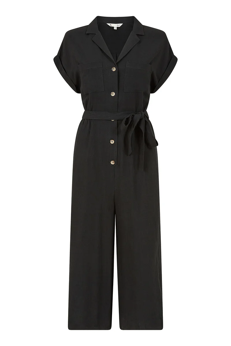 Yumi Linen Look Jumpsuit