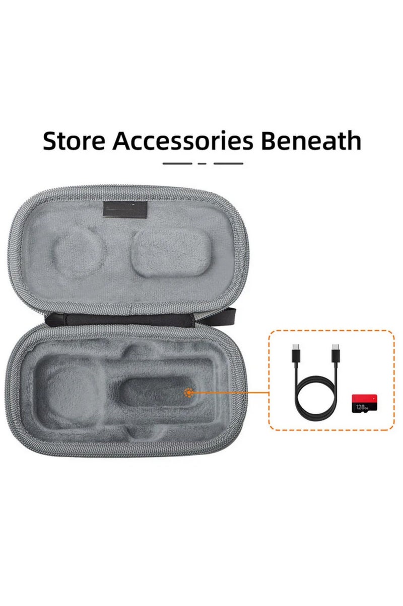 For Insta360 X4 Waterproof Hard Shell Carrying Case with Handle and Storage Pocket Portable Protective Storage Bag for Insta360 X4 Action Camera - Image 4