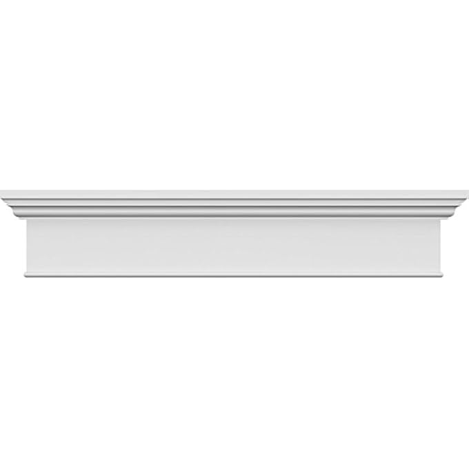CRH07X34BT CRAFTSMAN CROSSHEAD WITH BOTTOM TRIM, 34" WIDTH X 38" TOP WIDTH, FACTORY PRIMED AND READY FOR PAINT - Image 1