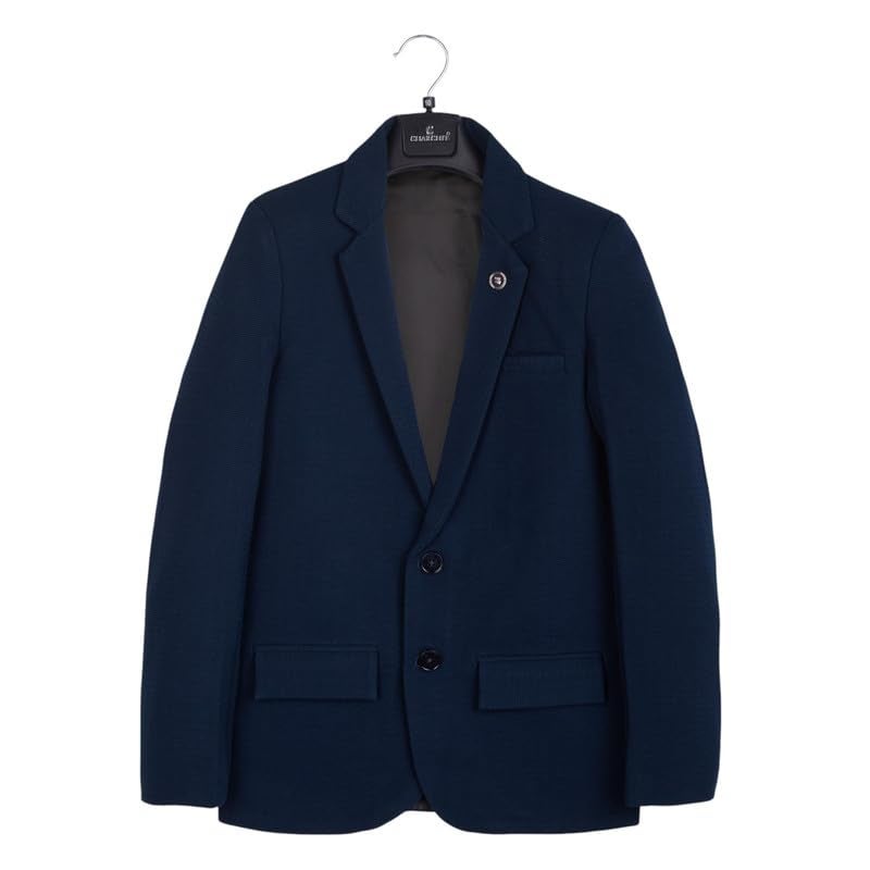 CHARCHIT Boys Regular Fit Plain Blazer and T-Shirt - Image 3