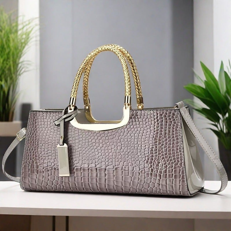 High-End Crocodile Pattern Women'S Bag Evening Bag Casual Versatile Crossbody Bag Wedding Handbag - Image 4