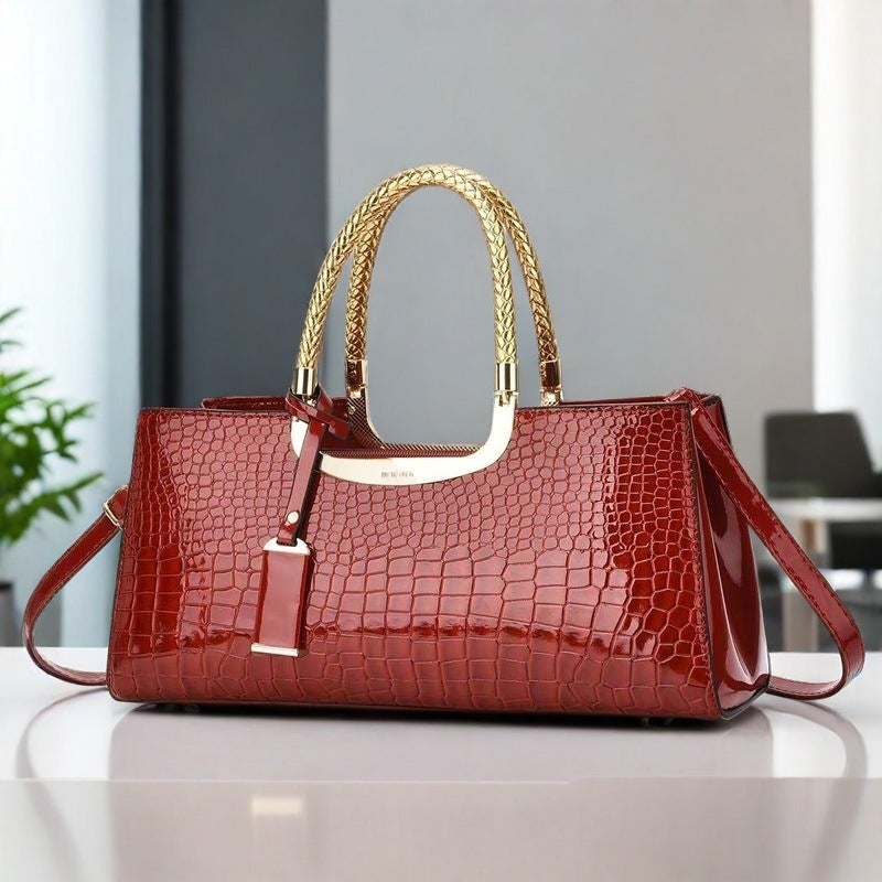 High-End Crocodile Pattern Women'S Bag Evening Bag Casual Versatile Crossbody Bag Wedding Handbag - Image 3
