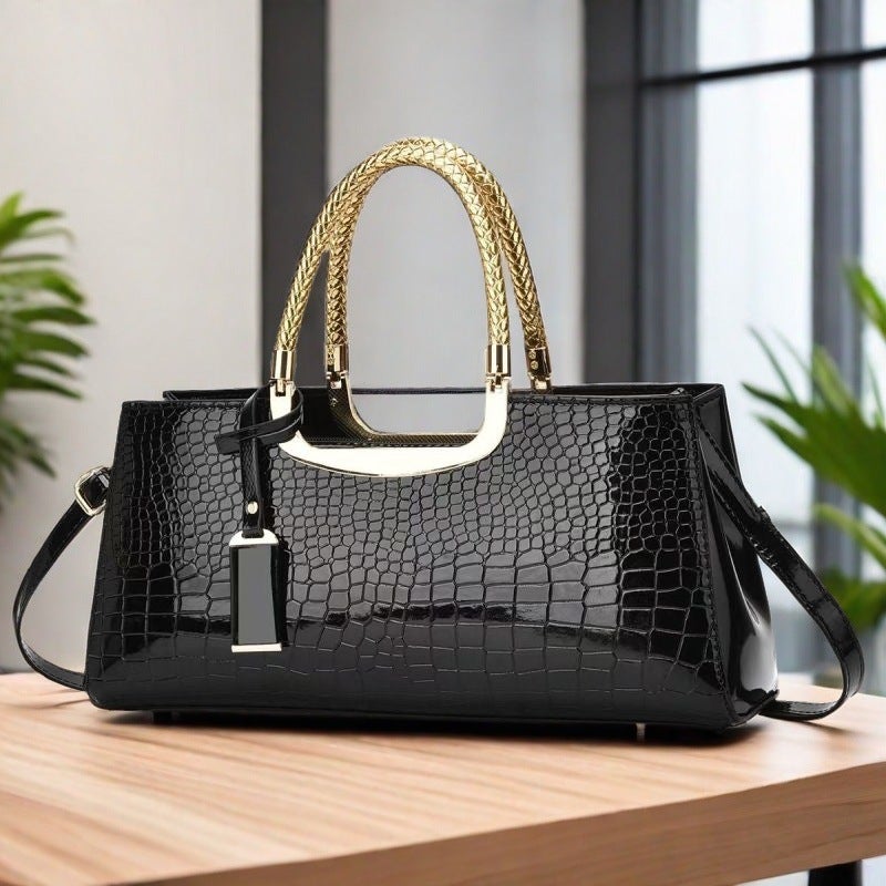 High-End Crocodile Pattern Women'S Bag Evening Bag Casual Versatile Crossbody Bag Wedding Handbag - Image 2