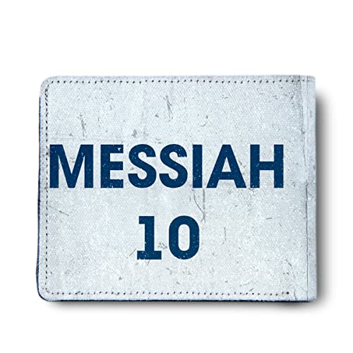 ShopMantra Wallet for Boys | Messi Artwork Printed Bi-fold Boys Purse | Long Lasting Faux Leather Teens, Boys - Image 2