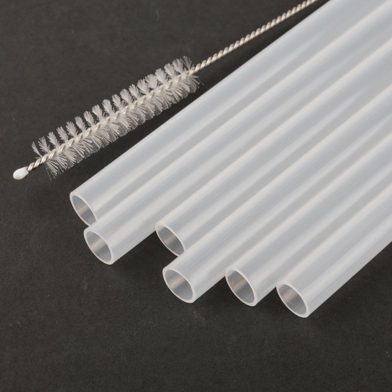 CampTek Replacement Straws Compatible with YETI Rambler Jr. 12 oz Kids Water Bottle,Include 5 BPA-FREE Straws and 1 Straw Cleaning Brush(12OZ) - Image 5