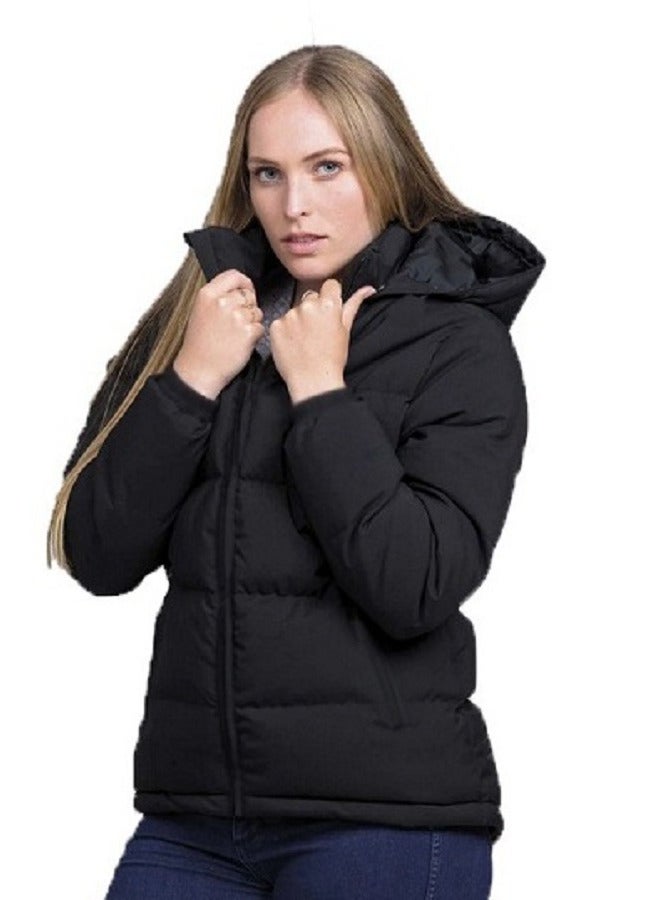 general Puffer Jacket with Removable Hood for women