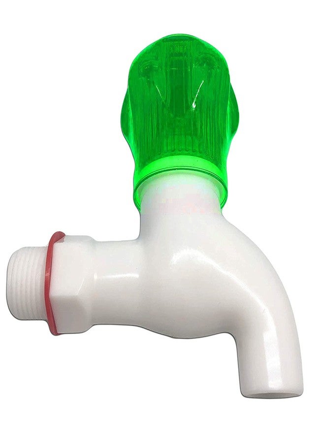 Nilsons® PVC Bib Cock,Plastic bib tap for Bathroom,Kitchen,washbasin,Garden,Outdoor Combo (1/2", 15 mm) (3 pcs, Crystal Green) - Image 3