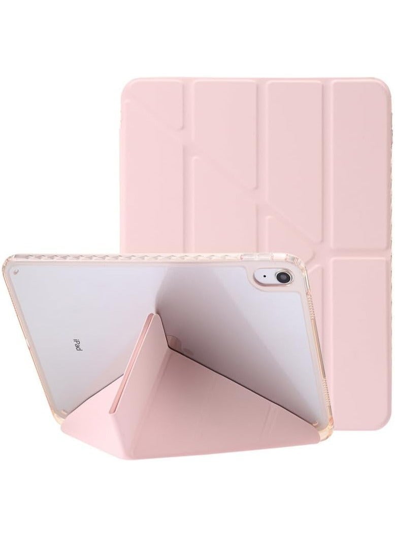 general Transparent Back Case for iPad Air 11 Inch 2024/ iPad Air 6th Gen Tablet,Flip Stand Soft TPU Back Cover With Pencil Holder & Auto Sleep Wake For iPad Air 11 - Image 1