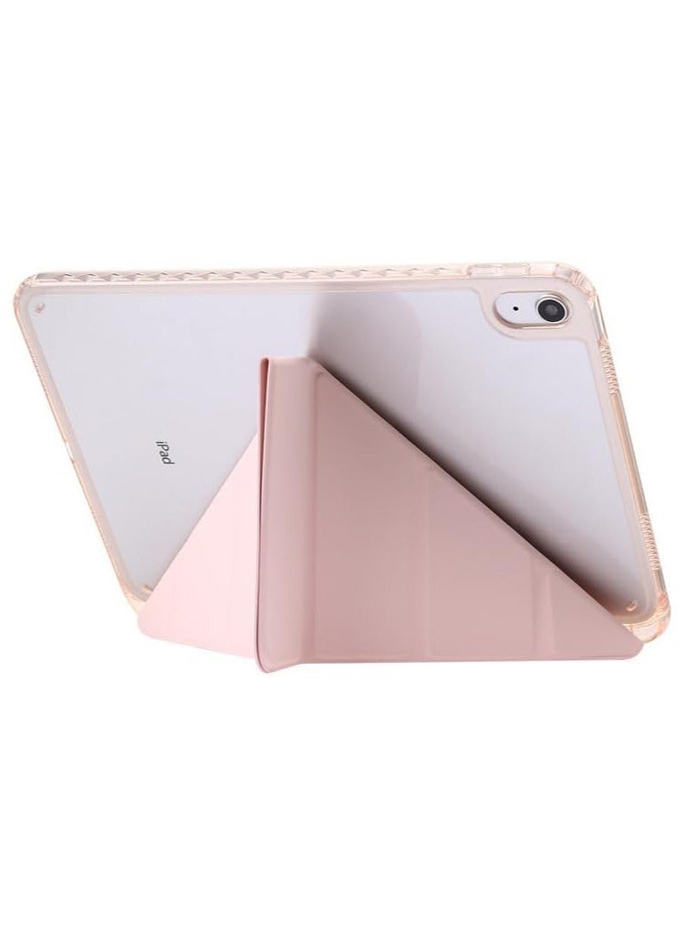 general Transparent Back Case for iPad Air 11 Inch 2024/ iPad Air 6th Gen Tablet,Flip Stand Soft TPU Back Cover With Pencil Holder & Auto Sleep Wake For iPad Air 11 - Image 2