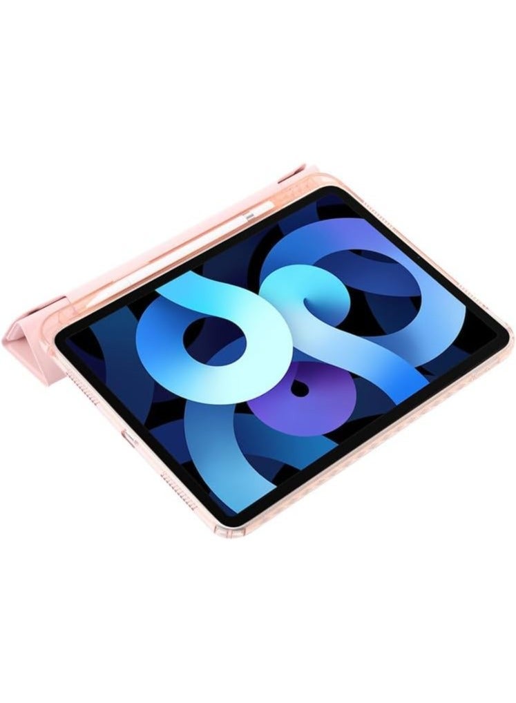 general Transparent Back Case for iPad Air 11 Inch 2024/ iPad Air 6th Gen Tablet,Flip Stand Soft TPU Back Cover With Pencil Holder & Auto Sleep Wake For iPad Air 11 - Image 4