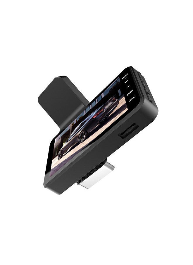 1080P DVR Dash Camera 4 بوصة مسجل قيادة السيارة Dashcam 170 درجة زاوية واسعة مع دعم شاشة تعمل باللمس للرؤية الليلية حلقة تسجيل كشف الحركة عكس الصورة
