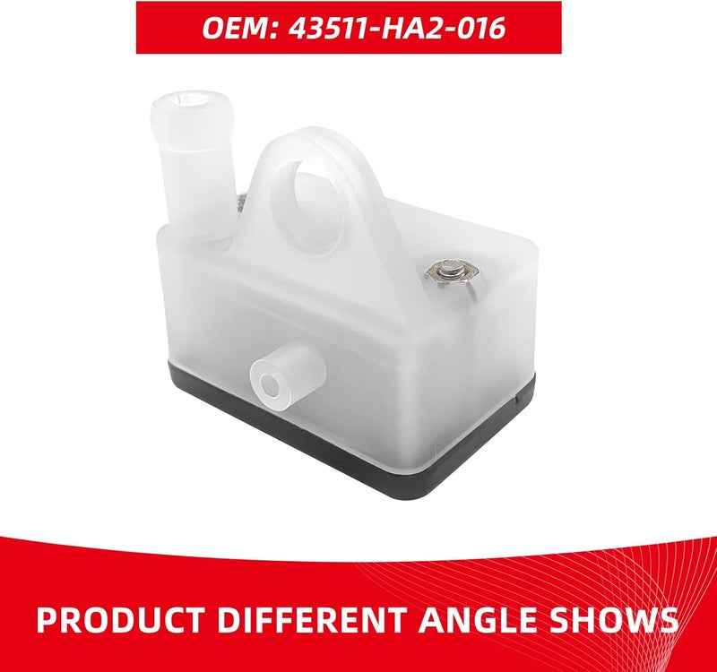 JAVIK Rear Brake Master Cylinder Fluid Reservoir for Honda ATVs - Image 5