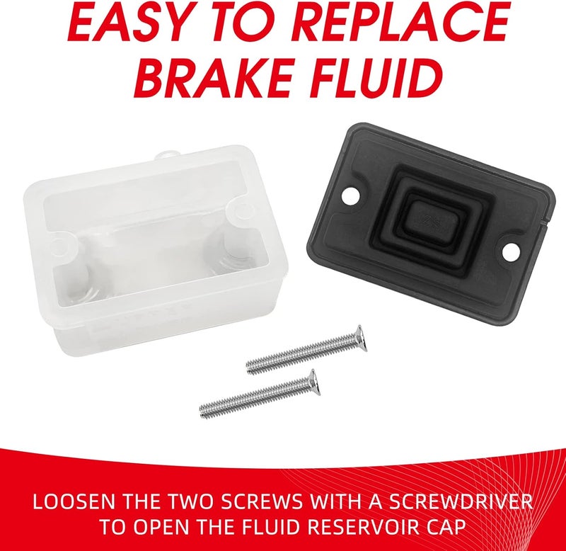 JAVIK Rear Brake Master Cylinder Fluid Reservoir for Honda ATVs - Image 4