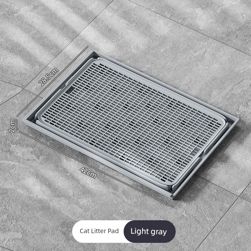 Cat litter mat can be spliced and filtered. Double-layer anti-splash control sand and sand leakage. Cat litter box special sand control mat. Cat litter box mat - Image 5