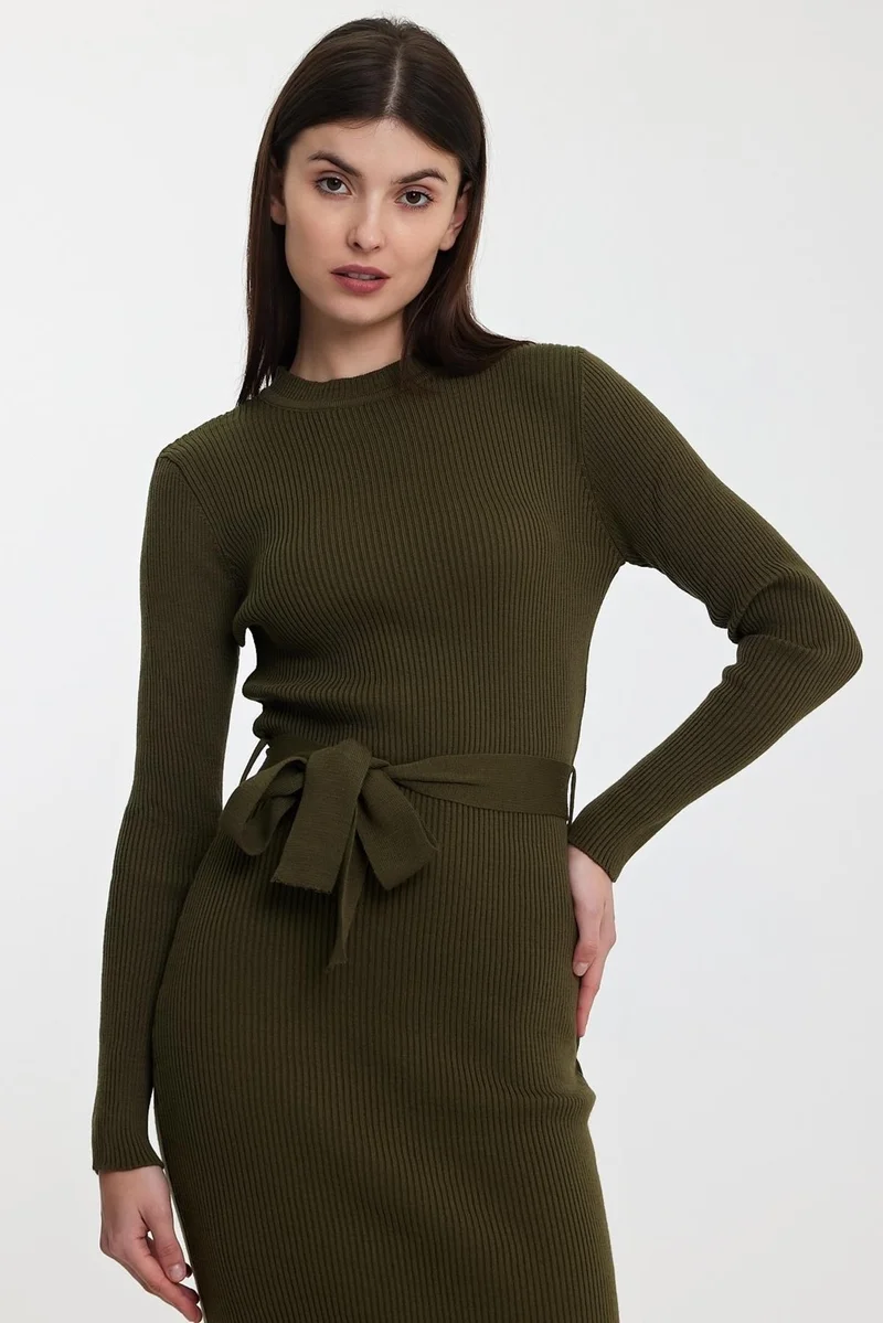 Alexandergardi Ribbed Olive Dress