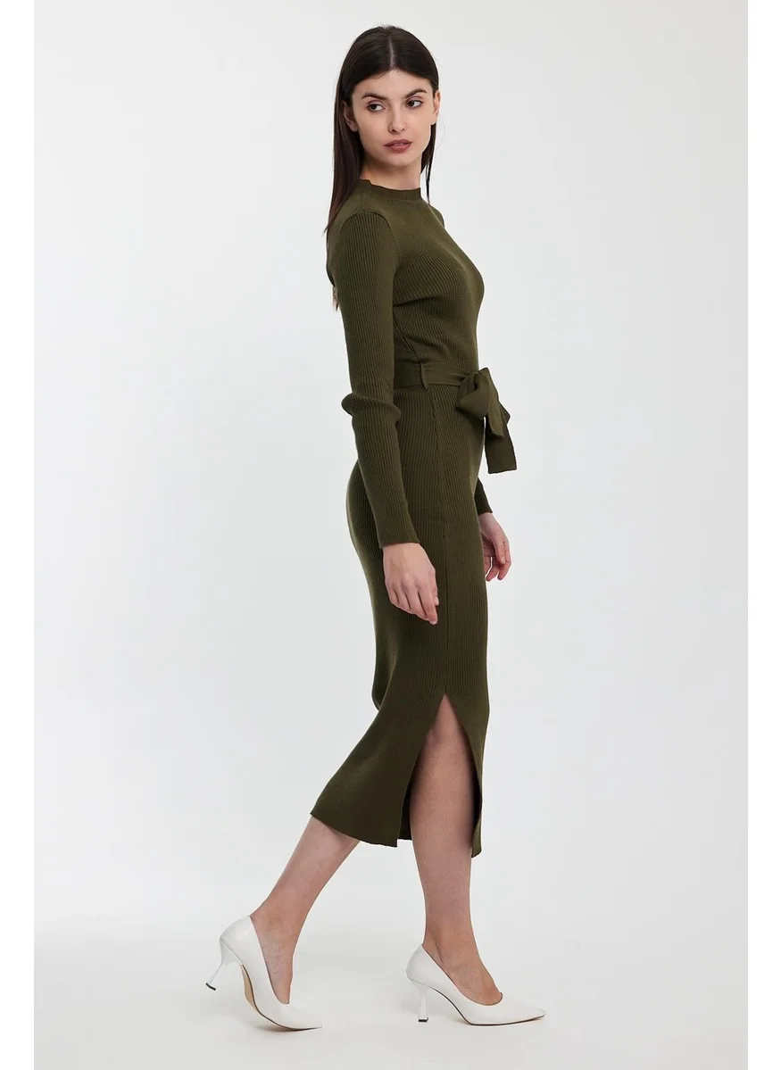 الكسندرجاردي Alexander Gardi Corded Long Knitwear DRESS (A92045-S)