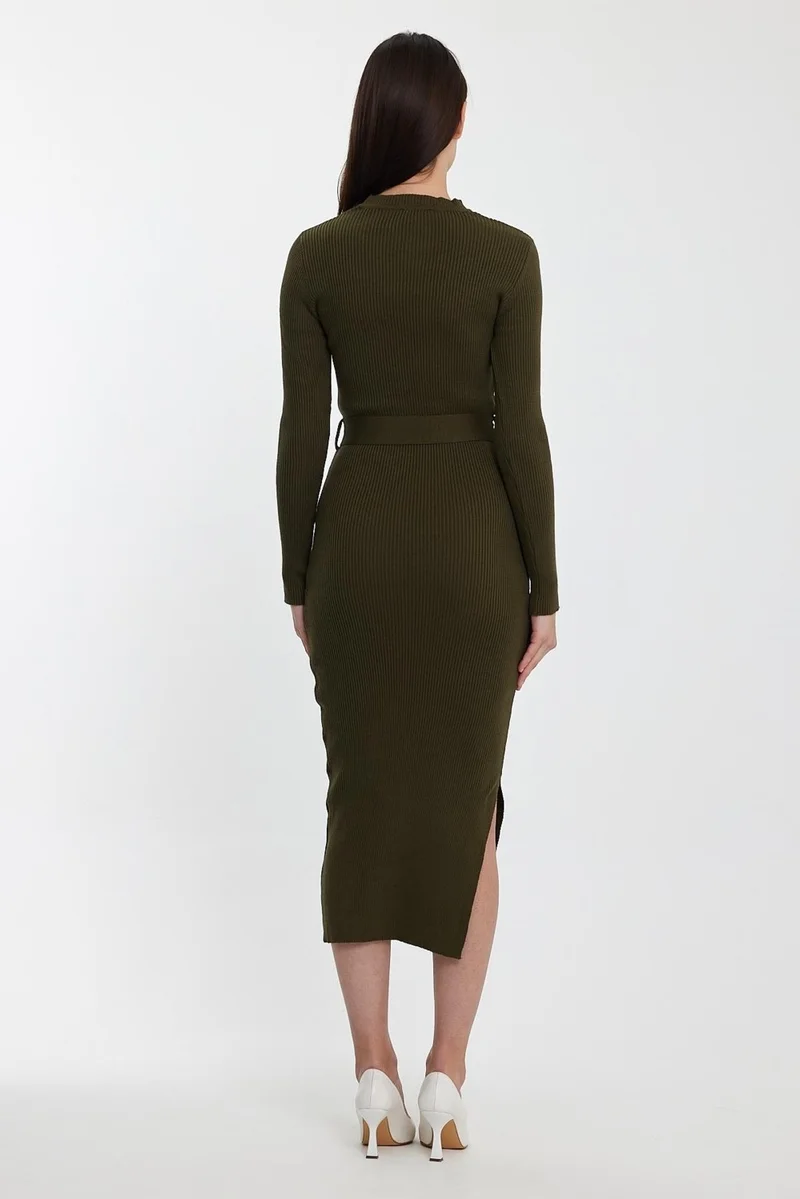 Alexandergardi Ribbed Olive Dress