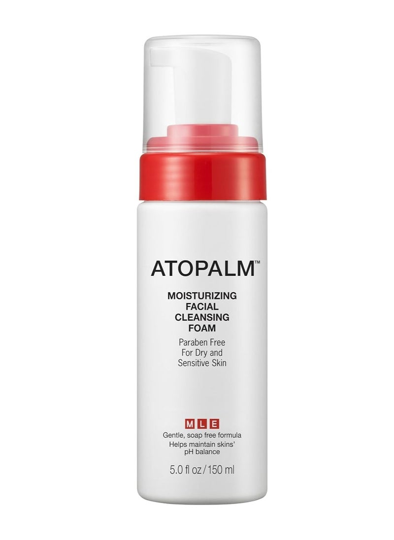 Atopalm - ATOPALM Moisturizing Facial Cleansing Foam, Paraben Free for Dry & Sensitive Skin Face Wash, Hyaluronic Acid, Skin pH Balance 5.5, K-beauty, 5.0 Fl Oz, 150ml - Image 1