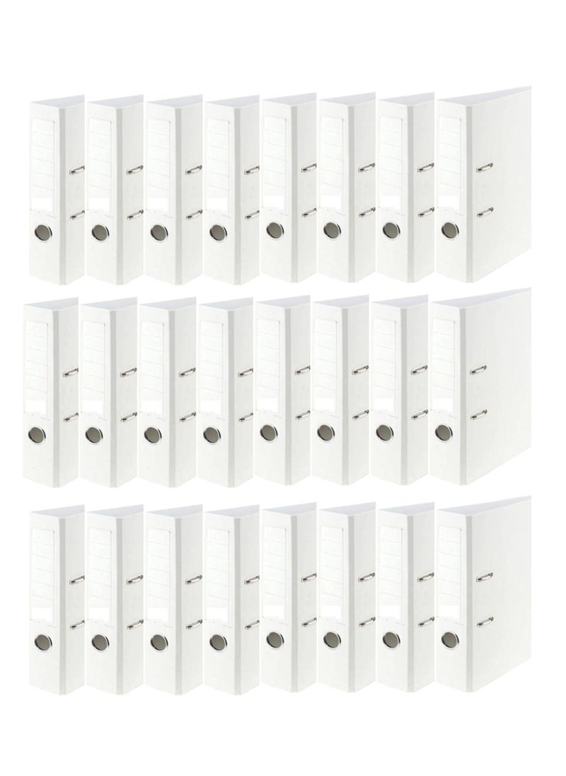 Generic - 24-Piece Fixed Broad Box File White 3 Inch Width - Image 1