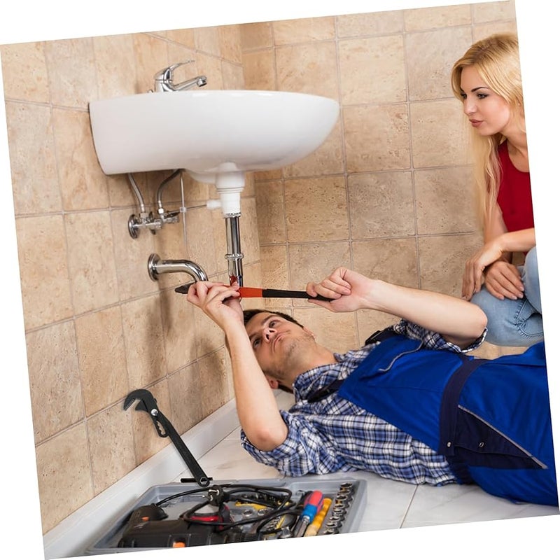 مفتاس سباكة قابل للتعديل أداة متعددة الوظائف تصميم متين مقبض طويل - Image 3