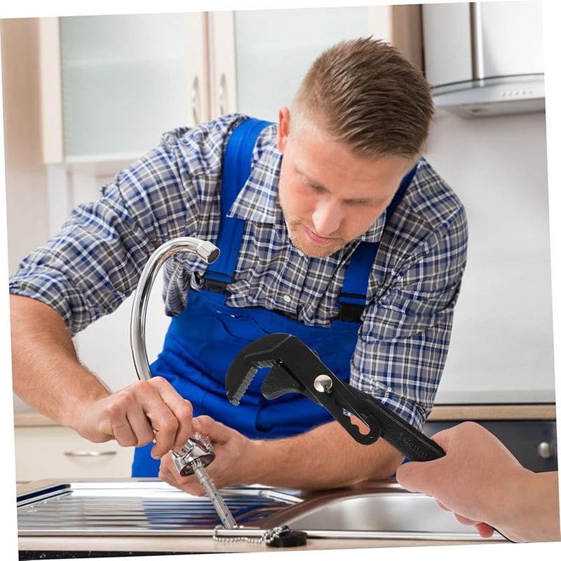 مفتاس سباكة قابل للتعديل أداة متعددة الوظائف تصميم متين مقبض طويل - Image 5