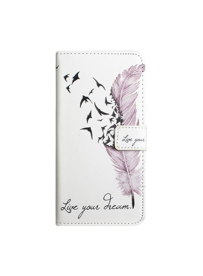 اس-توب جراب لهاتف Samsung Galaxy S22 5G، جراب جلدي منقوش بالزيت ثلاثي الأبعاد - Image 2