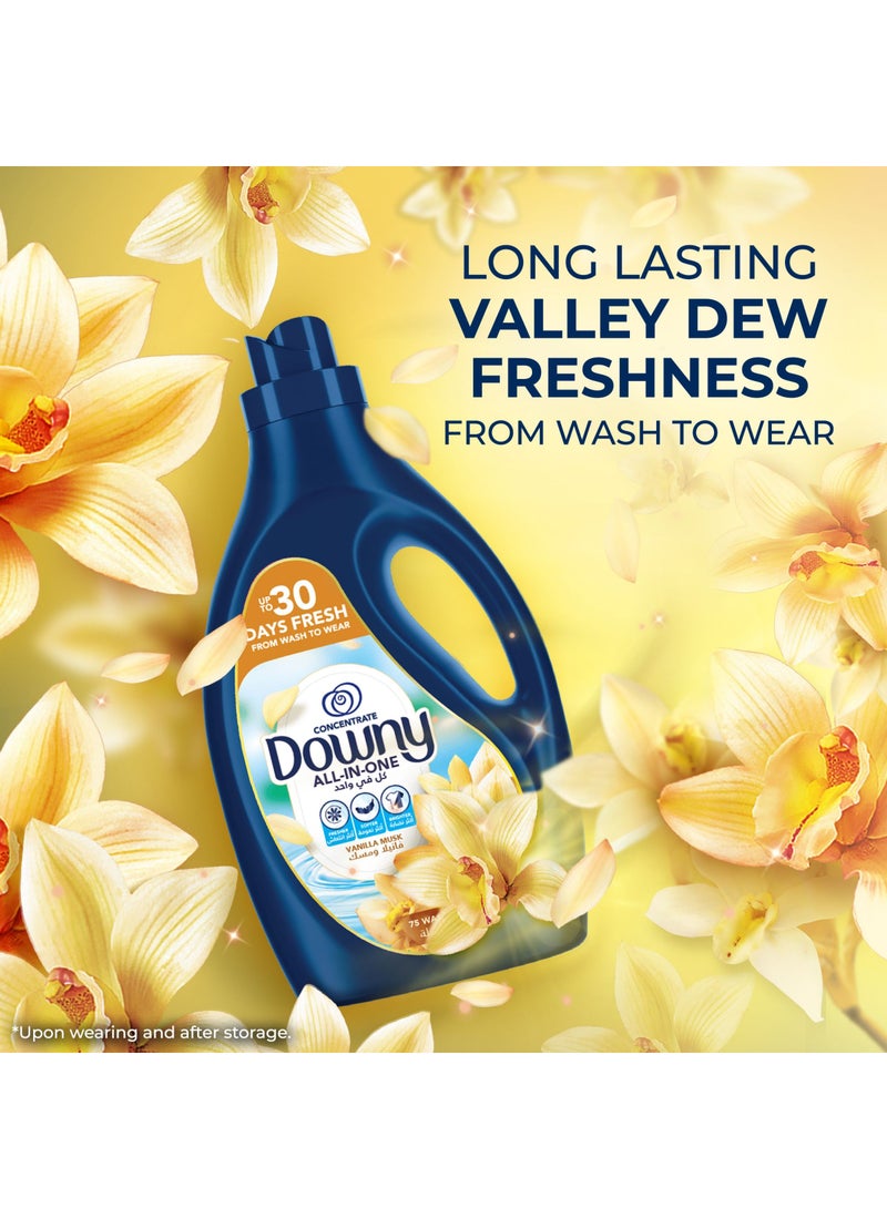 Downy Vanilla And Musk Fabric Softener All-In-One Concentrate 2L - Image 4
