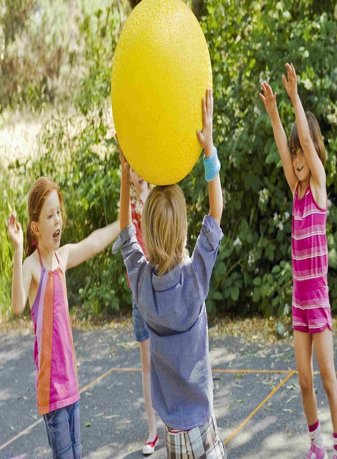 FosCadit Bounce Rubber Hop Ball for Kids Space Hopper Jump N Bounce Handle Ride-on Toy Bouncy for Kids Hopping/Bouncing/Jump Balls for Child - Special Kids Edition (Multicolor, Small, Dia: 38 cm) - Image 1