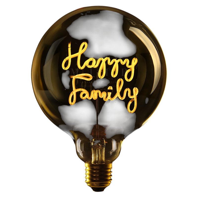 HAPPY FAMILY - LED GLASS BULB - Ø70 × H110 MM