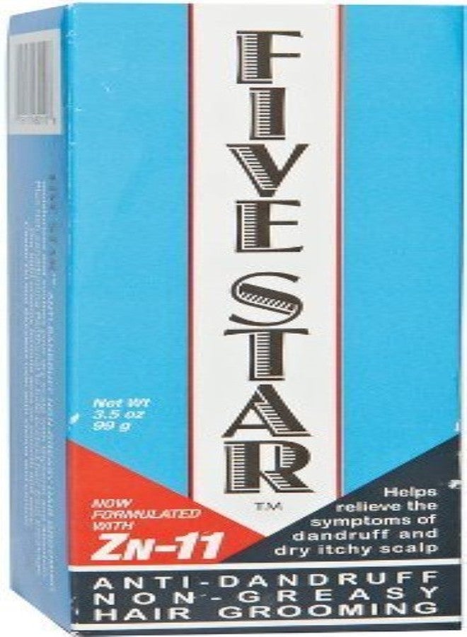 Sulfur 8 Sulfur8 Five Star Anti Dandruff Non Greasy Hair Grooming, 3.5 oz (Pack of 3)