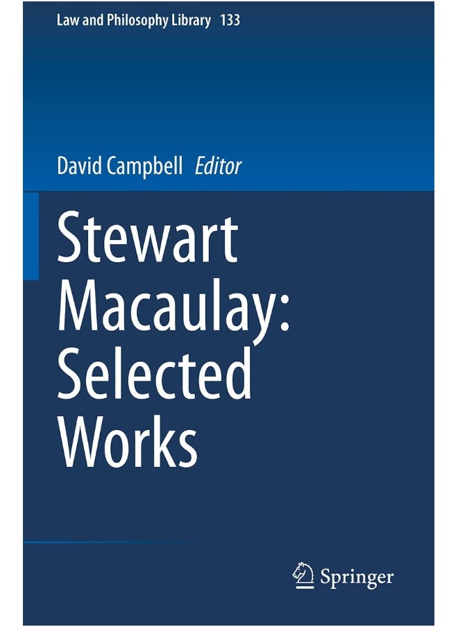 Stewart Macaulay: Selected Works 
