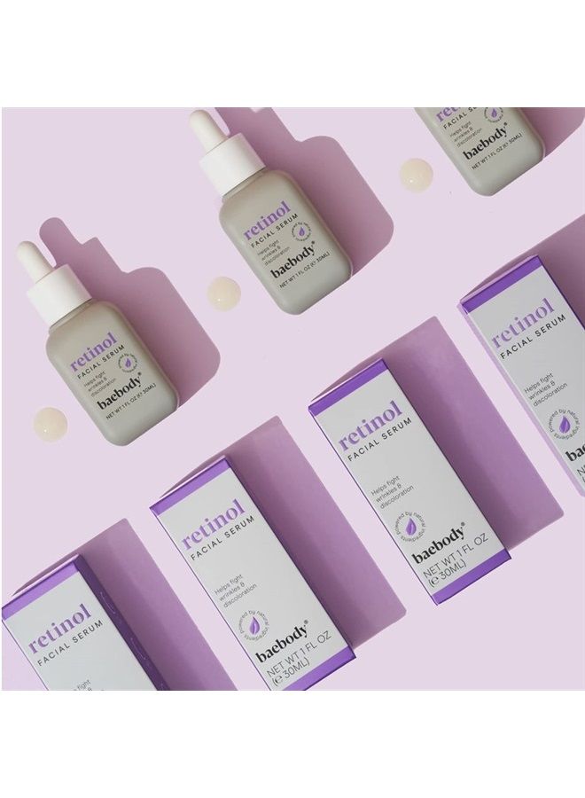 Baebody سيروم الوجه الموضعي ريتينول الحائز على إشادة نقدية مع فيتامين E، حمض الهيالورونيك، زيت الجوجوبا، 1 أونصة - Image 2