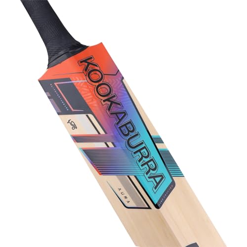 Kookaburra Aura Pro 8.0 Kashmir Willow Cricket Bat | Durable Junior Cricket Bat | Lightweight & Powerful Design for Aspiring Players (Size 5) - Image 4