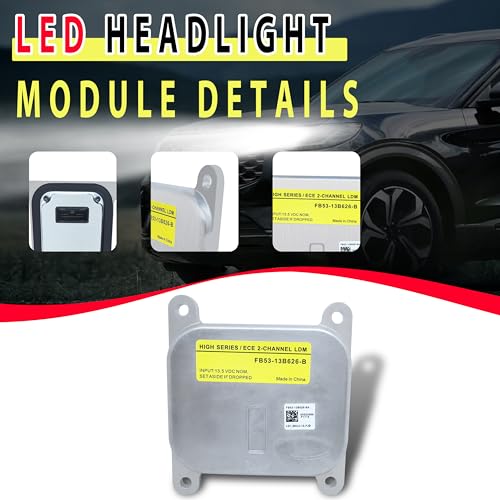 FAKAFY LED Headlight Module Replacement for FB53-13B626-B: 2016 2017 2018 2019 Ford Explorer Headlight Module - Headlight LED Module Replacement for FB5Z-13C788-B LED Headlight Unit Controller Part - Image 4