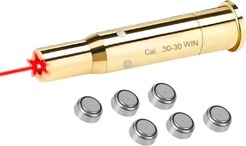 Gotical Red Dot 30-30 Win Laser Bore Sighter Boresight Hunting Tool 3030 Cartridge Bore Sight Red Laser - Image 1