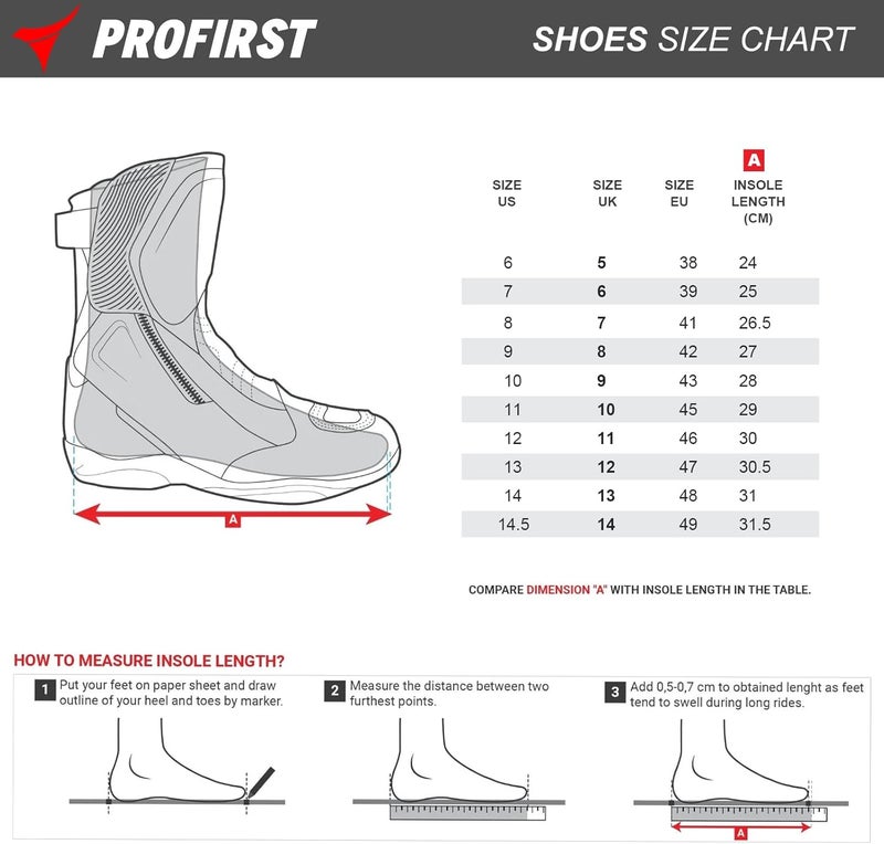 PROFIRST Waterproof Motorbike Leather Boots with Armored Protection - Green, Size 9 - Image 4