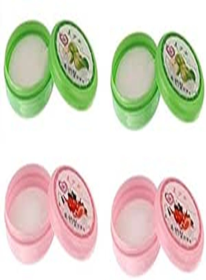 Generic Set of 2 Each Nail Polish Remover Pad Green Apple & Strawberry