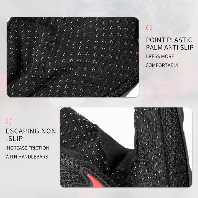 BSDDP Motorcycle Riding Gloves Rider Anti-slip Anti-drop Breathable Outdoor Full Finger Touch Screen Gloves - Image 2