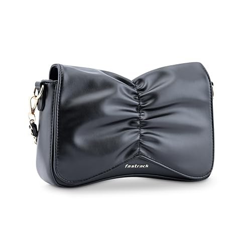 Fastrack Bow-tiful Sling | Faux-Leather Women's Handbags| Ladies Purse Handbag | Sling Bag for Casual Carry - Image 3