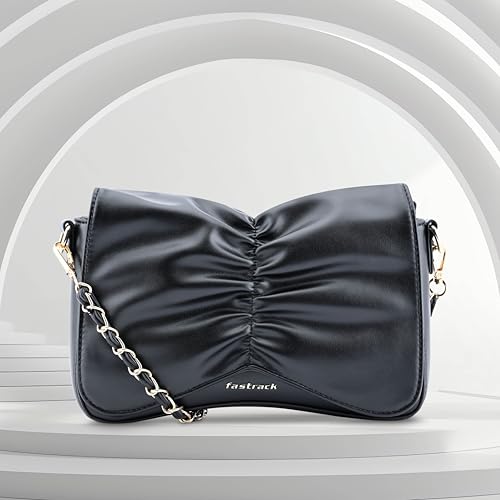 Fastrack Bow-tiful Sling | Faux-Leather Women's Handbags| Ladies Purse Handbag | Sling Bag for Casual Carry - Image 2