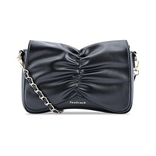 Fastrack Bow-tiful Sling | Faux-Leather Women's Handbags| Ladies Purse Handbag | Sling Bag for Casual Carry - Image 1