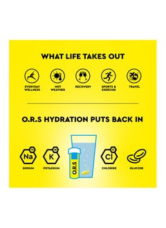 O.R.S Hydration Tablets With Electrolytes Vegan Gluten And Lactose Free Formula Natural Lemon Flavor 24 Count Pack Of 3  - Image 4
