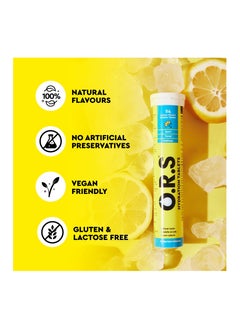 O.R.S Hydration Tablets With Electrolytes Vegan Gluten And Lactose Free Formula Natural Lemon Flavor 24 Count Pack Of 3  - Image 3