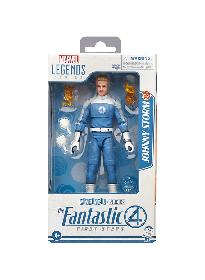 Marvel Legends Series Johnny Storm, The Fantastic Four: First Steps Movie Collectible 6 Inch Action Figure Toy - Image 4