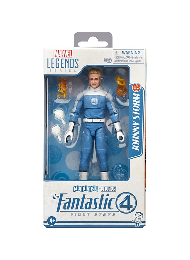 Marvel Legends Series Johnny Storm, The Fantastic Four: First Steps Movie Collectible 6 Inch Action Figure Toy - Image 5