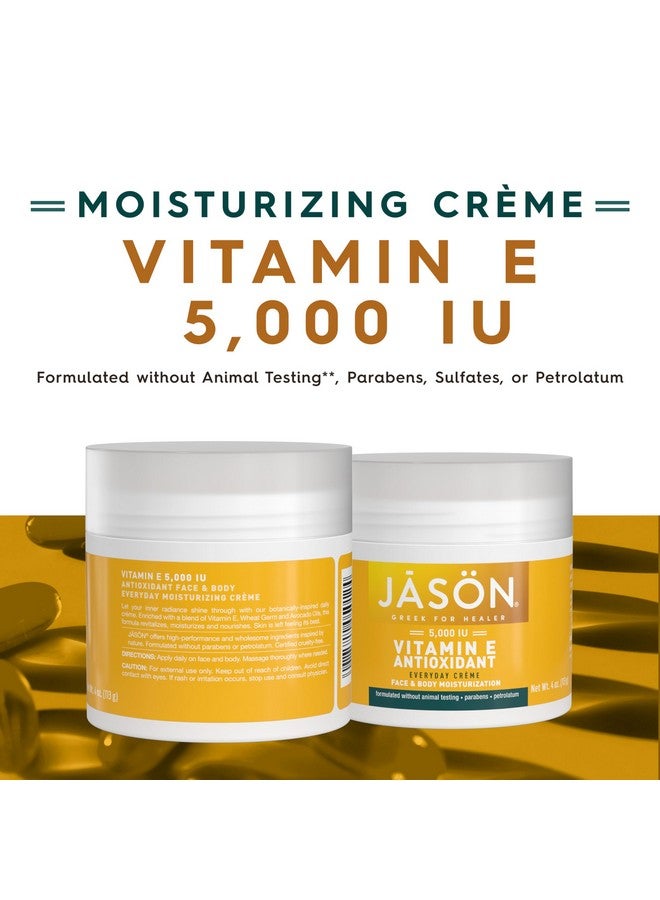 جيسون كريم مرطب بفيتامين E 5000 وحدة دولية من جيسون، للوجه والجسم، رائع كهدية للزوجين، 4 أونصات سائلة - Image 2